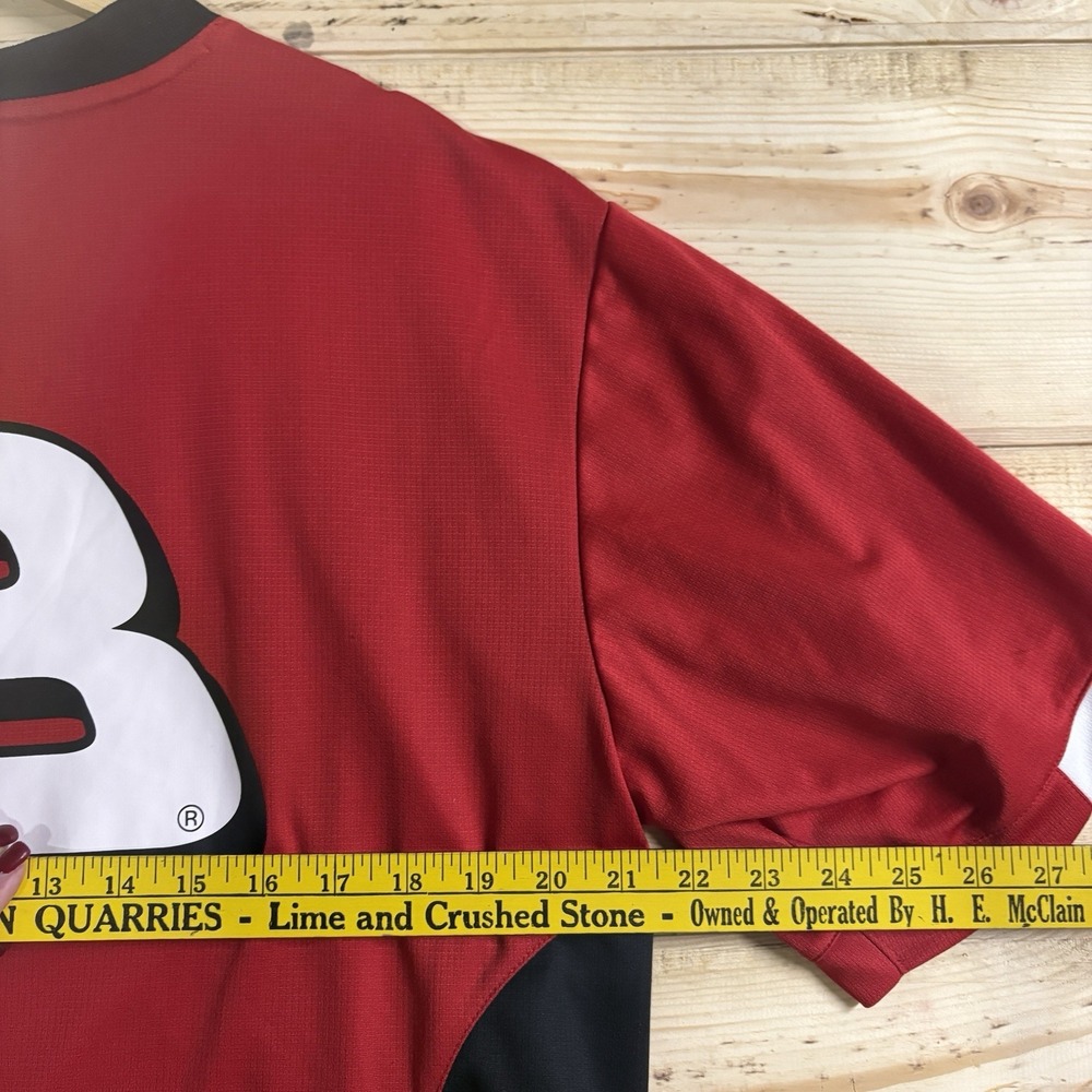 Dale Earnhardt Jr Shirt Mens‎ Large Red NASCAR Racing Bud #8 Chase Authentic Tee - Picture 7 of 10